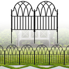 LATIHUUM garden fence arch panel closeup highlighting elegant arch design for borders.