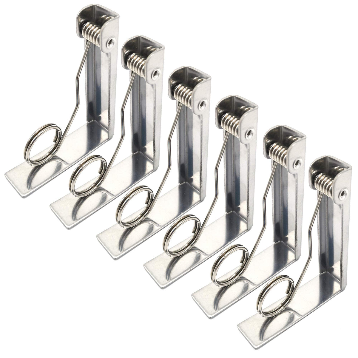 Latomex tablecloth clips suitable for indoor and outdoor tables.
