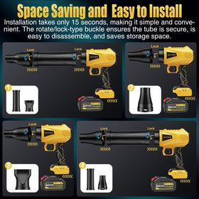 Latrcm Leaf Blower lightweight body for comfortable one-handed use