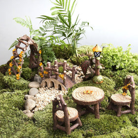 LATTOOK Fairy Garden street light adds ambient glow after dusk