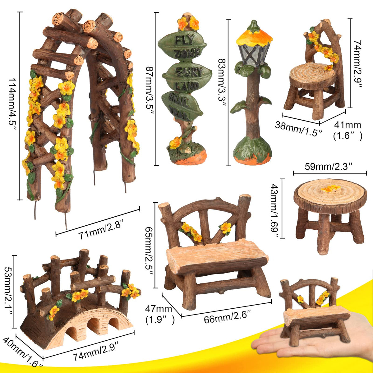 LATTOOK Fairy Garden table creates cozy focal point for micro landscapes