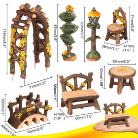 LATTOOK Fairy Garden table creates cozy focal point for micro landscapes
