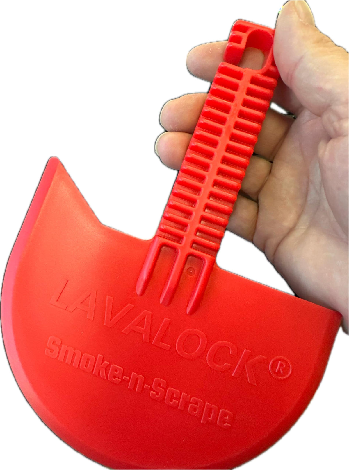 LavaLock Smok-n-Scrape stores by hanging after use.