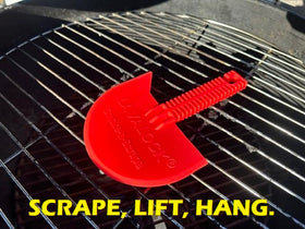 LavaLock Smok-n-Scrape works with Weber Smokey Mountain to lift grime.