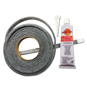 LavaLock adhesive tube for quick seam bonding during grill maintenance