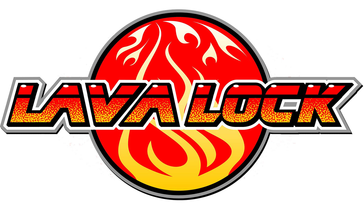 LavaLock thermometer installed on a ceramic grill during cook.