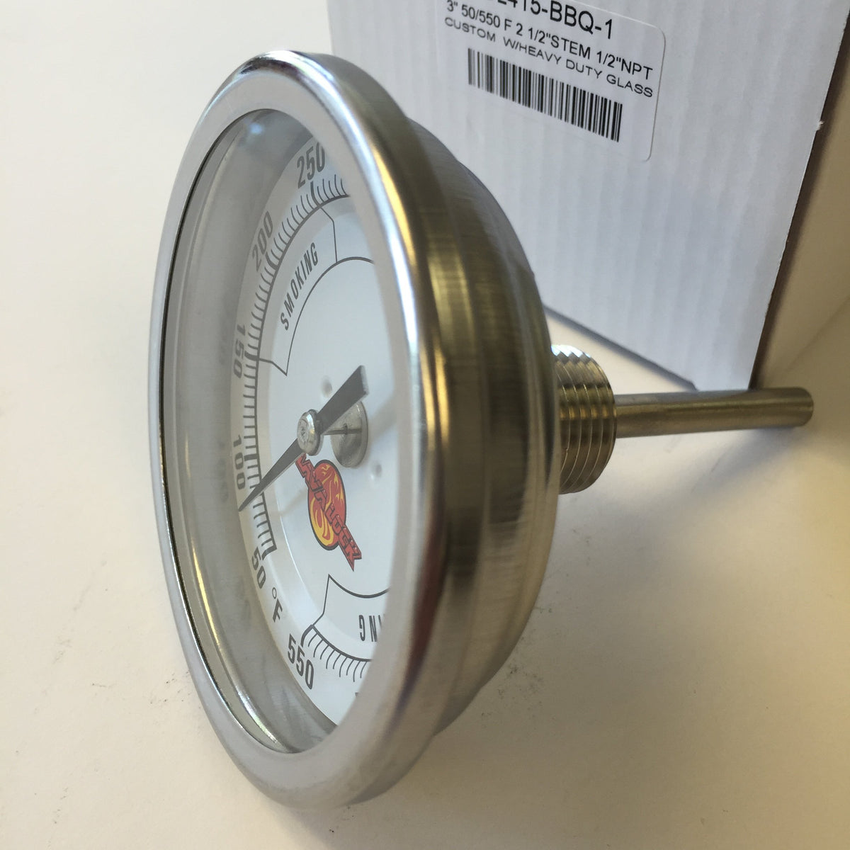 LavaLock 2.5-inch stem ensures robust mounting for 1/2 in NPT.