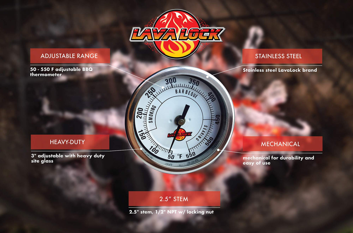 LavaLock site glass provides clear visibility under bright outdoor light.