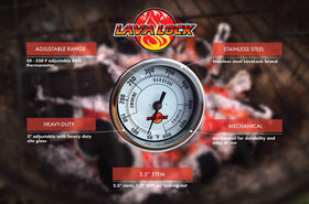 LavaLock site glass provides clear visibility under bright outdoor light.
