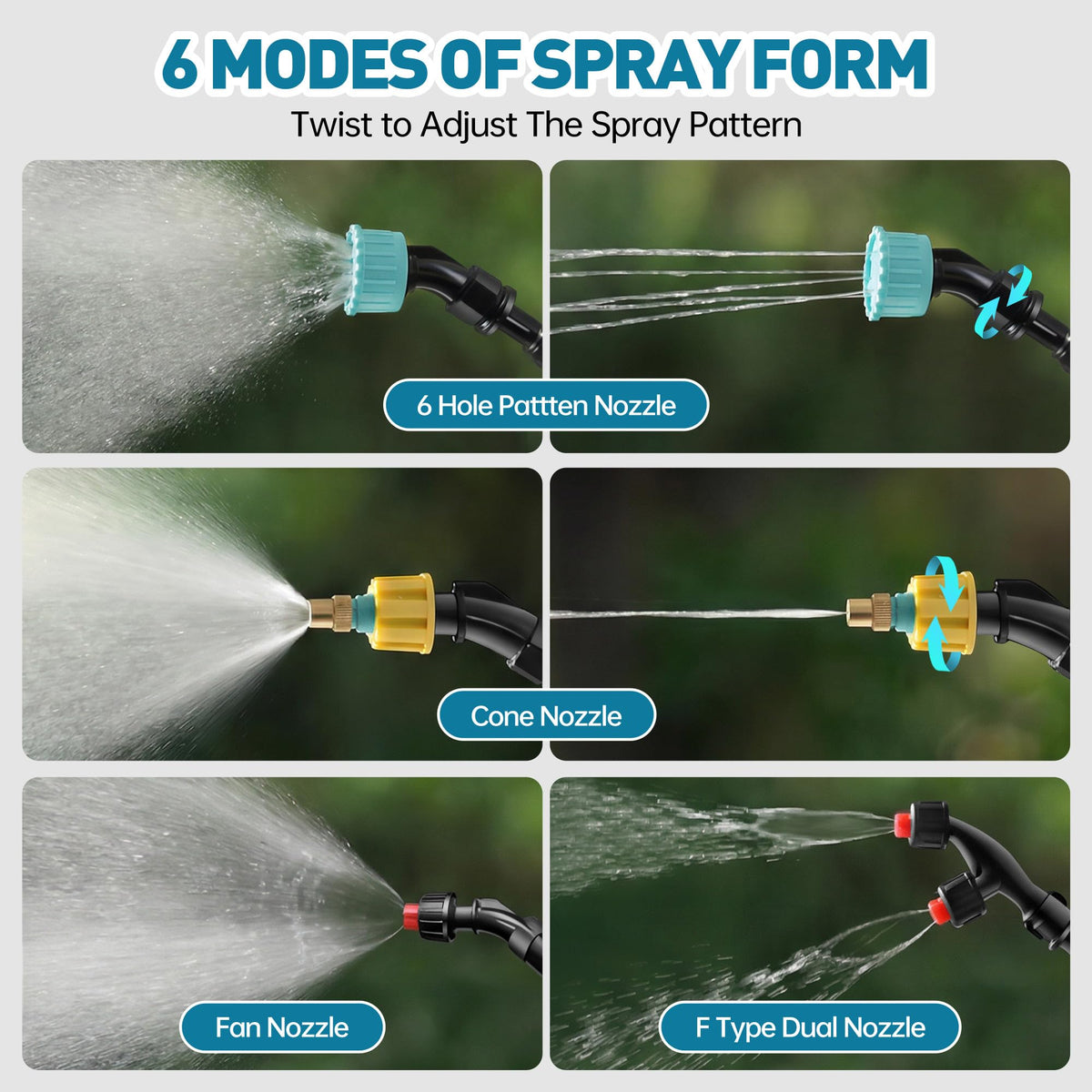 Lavendex battery indicator helps plan long spraying sessions.