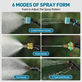 Lavendex battery indicator helps plan long spraying sessions.