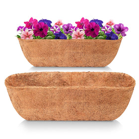 LAVEVE coconut liner for 24-inch baskets shows natural fibers for moisture and airflow benefits