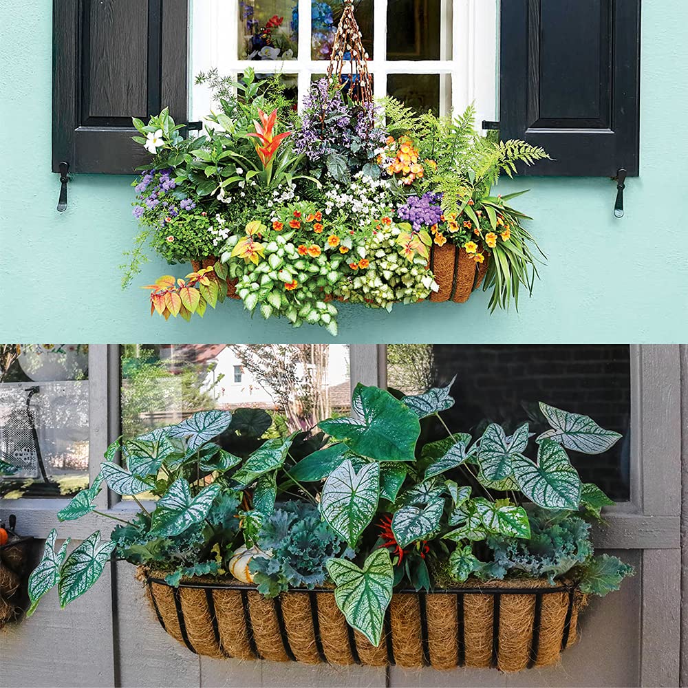 LAVEVE foldable coco liner fits baskets quickly for easy setup