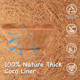 Foldable LAVEVE coco liner fitted inside a basket for easy shaping.