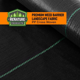 LAVEVE weed barrier offers UV resistance for long-lasting outdoor use.
