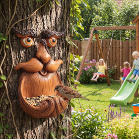Lavezee tree-face decor ideal for yards patios walkways.