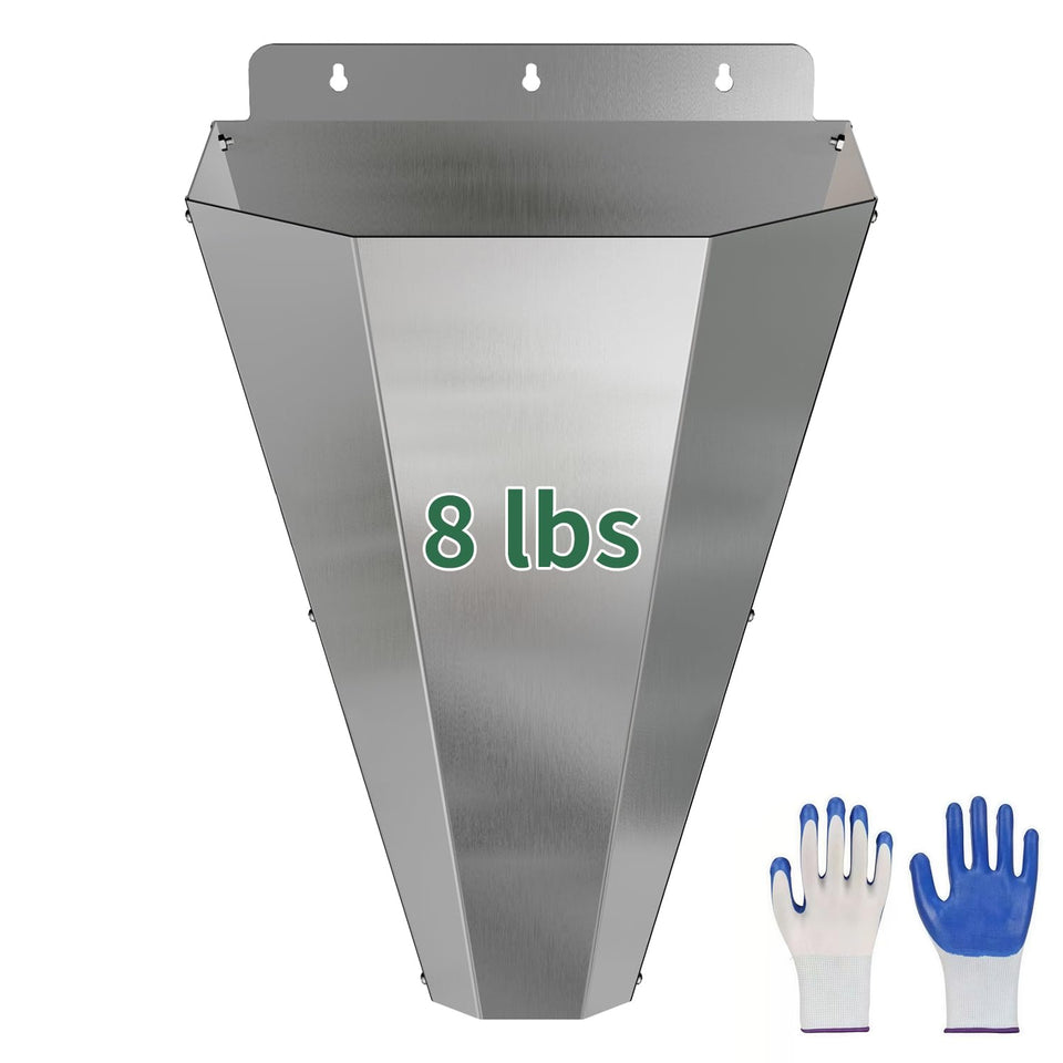LavviTech medium chicken kill cone side view, sturdy steel for durable poultry processing.