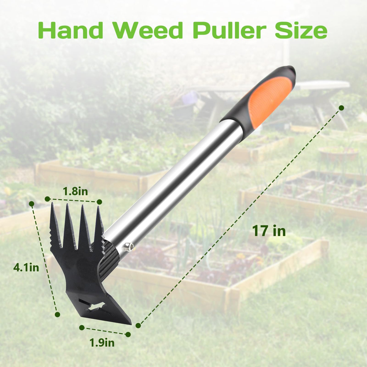 LAWFYMORI 2-in-1 weed puller shows versatility for garden tasks