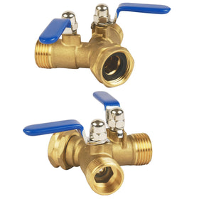 Lawngame hose splitter demonstrates a leak-proof seal.