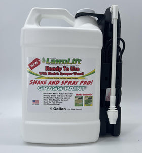 LawnLift no-mess application keeps the yard clean.