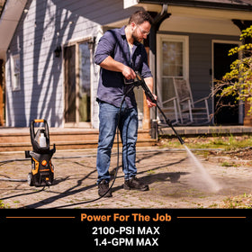 LawnMaster LT306 spray gun with adjustable spray for grime