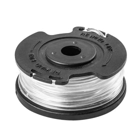 LawnMaster trimmer line nylon close-up highlights sturdy material for reliable cuts.