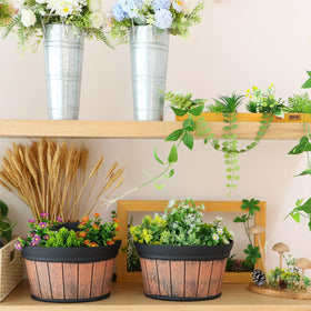 Layhit six pack wall planters set for creative displays