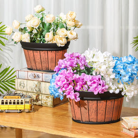 Layhit six-pack wall planters enable creative flower walls and balcony gardens