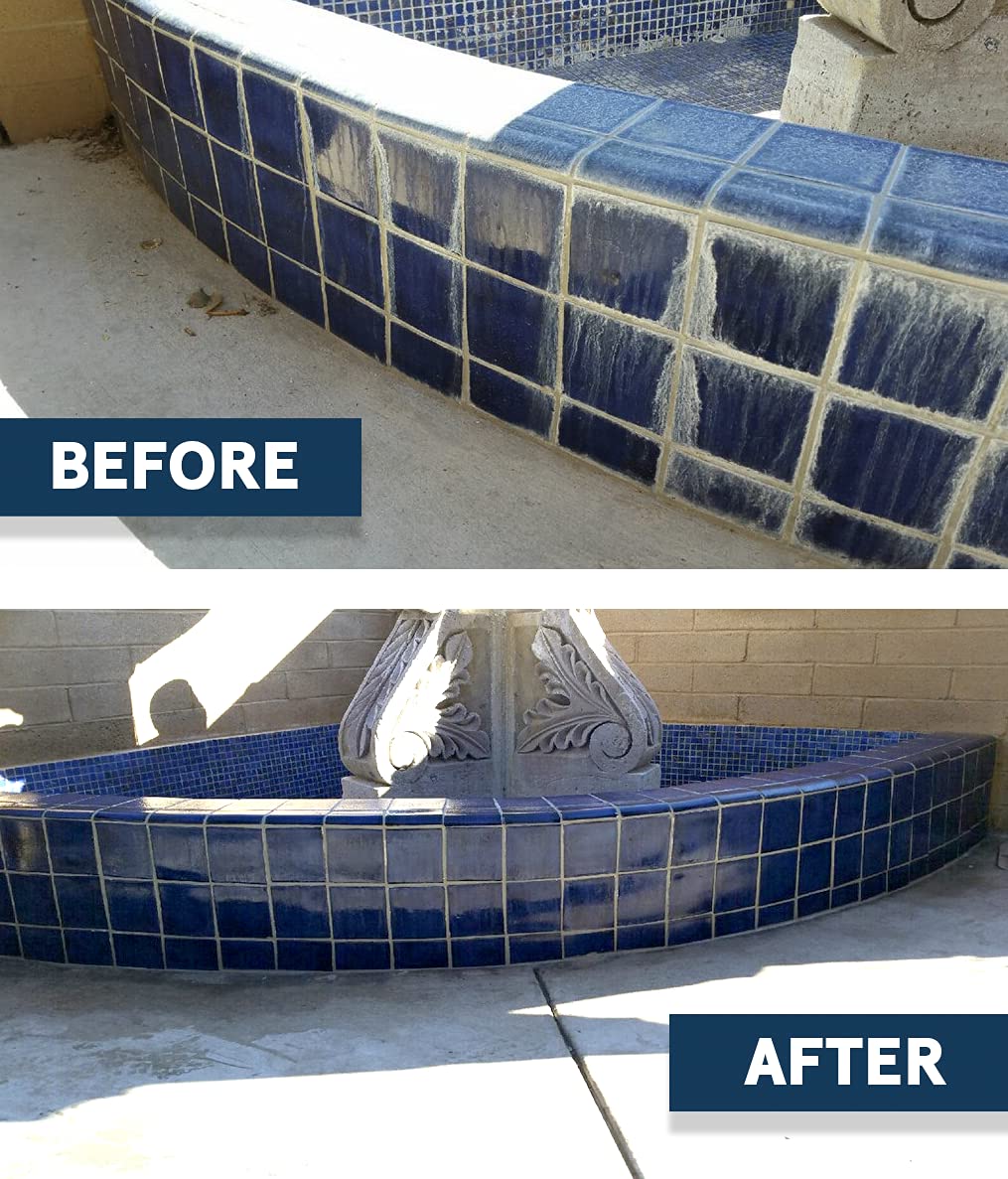 LayorCare Heavy Calcium Releaser on decks helps prevent mineral staining and buildup.