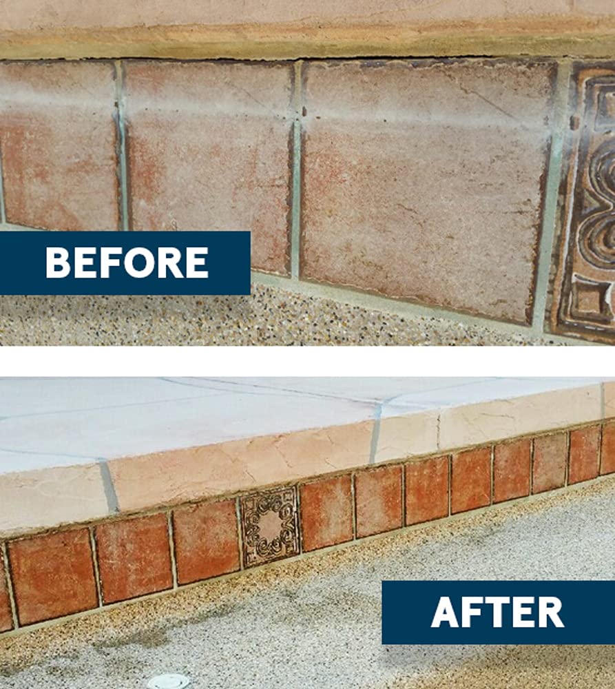 LayorCare Heavy Calcium Releaser used on natural stone reveals cleaner, more uniform textures.