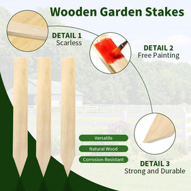 Layrslot plant-support stake helps vines and vegetables stand tall all season.