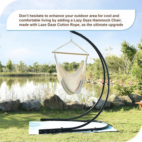 Lazy Daze Hammocks Chair indoor-outdoor versatility for living spaces.