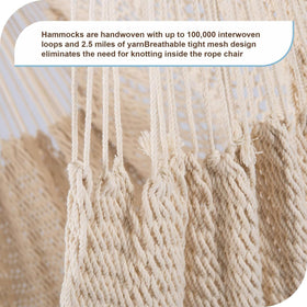 Lazy Daze Hammocks Chair zinc-coated O-ring ensures secure suspension.