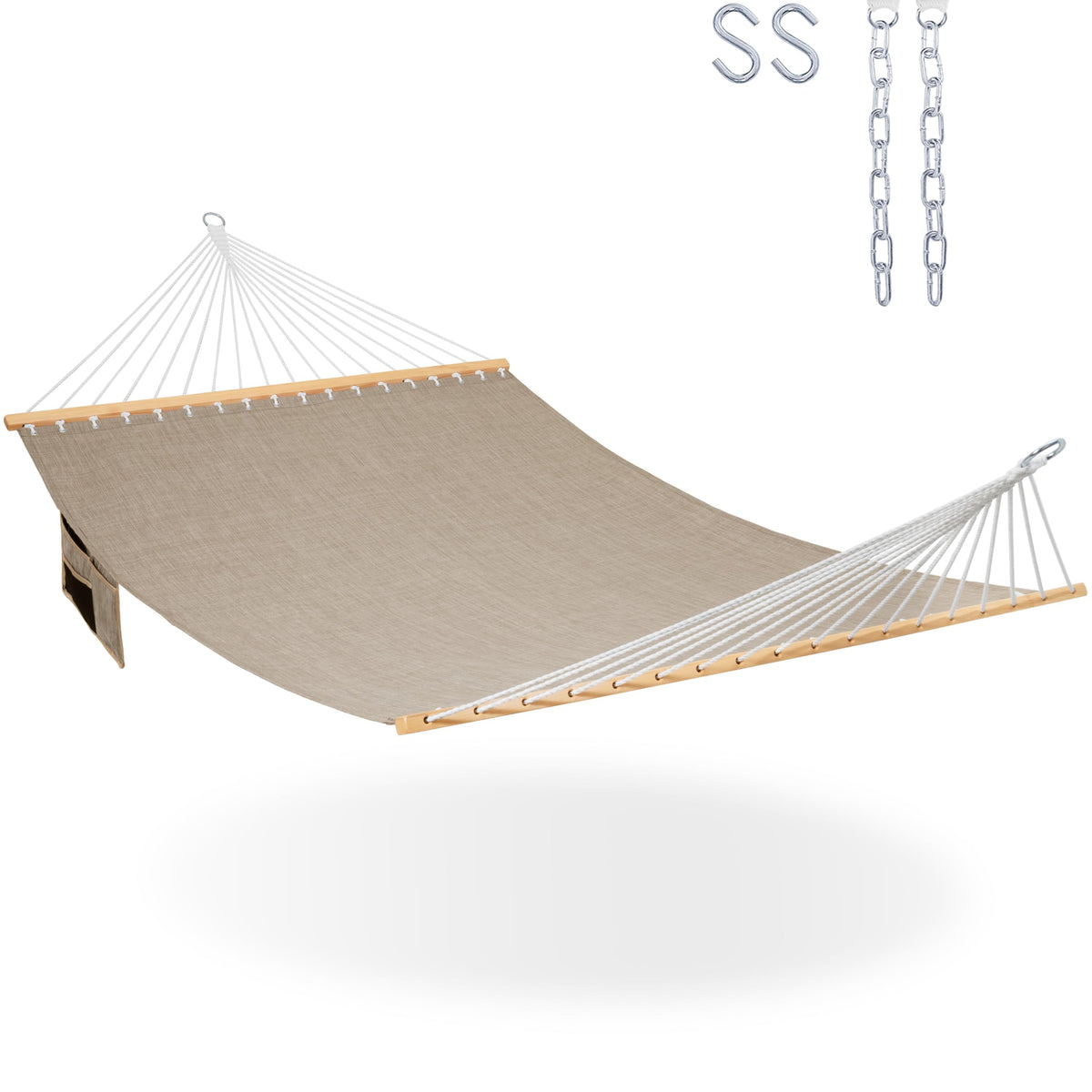 Lazy Daze Hammocks 11ft double hammock outdoors, ideal for two-person relaxation