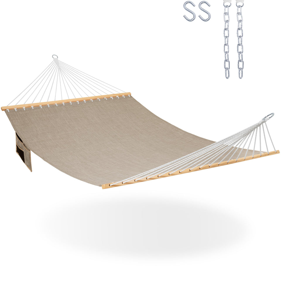 Lazy Daze Hammocks 11ft double hammock outdoors, ideal for two-person relaxation