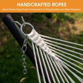 Lazy Daze Hammocks weather-resistant hardware close-up with rust protection