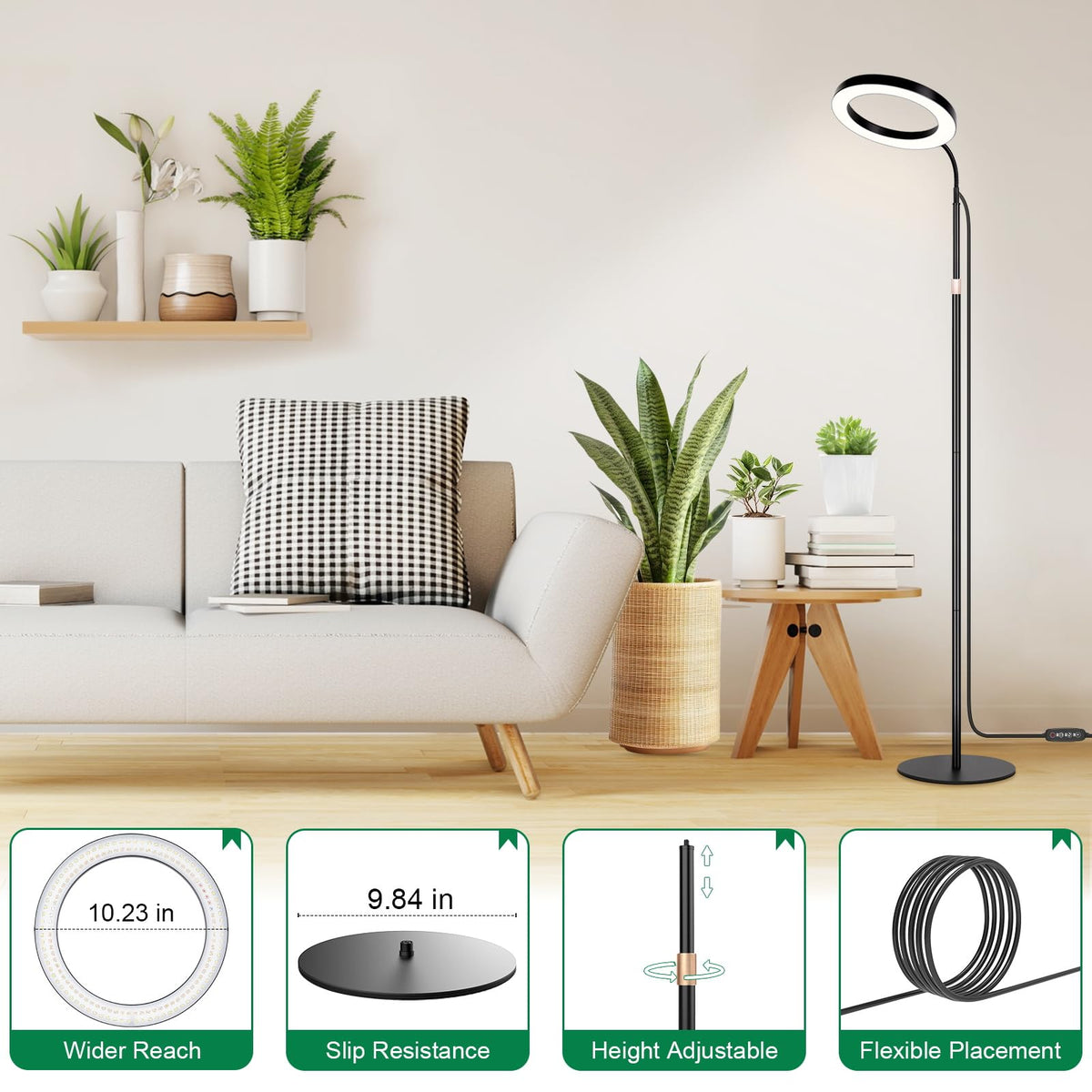 LBW automatic timer dial keeps consistent daily light cycles.