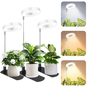 LBW Grow Light 3-pack for compact indoor plant setups and year-round growth