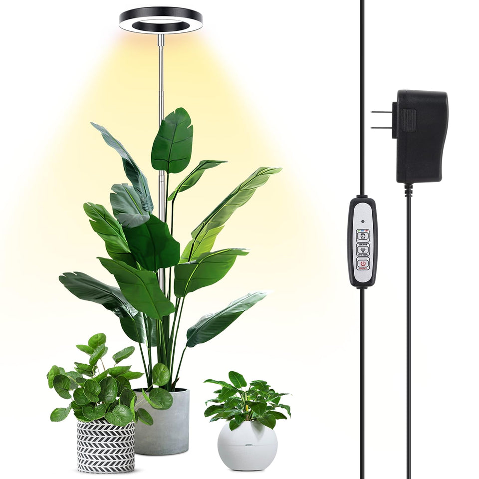 LBW Plant Grow Light with 72 LEDs delivering full-spectrum coverage for all growth stages.