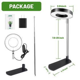LBW indoor plant lamp blends with home decor while supporting compact plant setups.