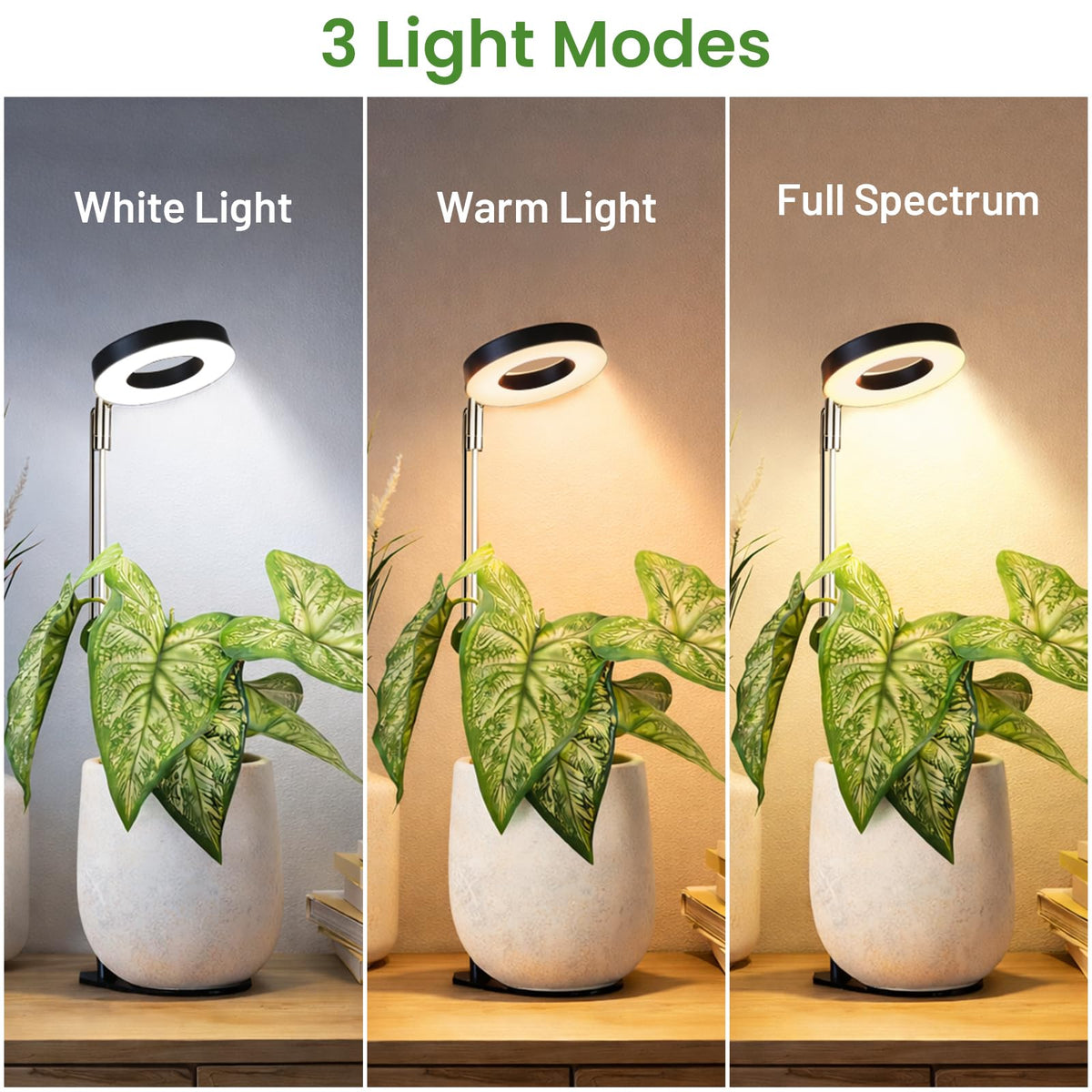 LBW Grow Light full-spectrum panel covers broad wavelengths for growth