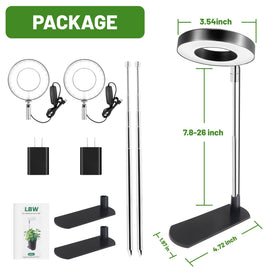 LBW Grow Light indoor plants use provides compact, stylish illumination