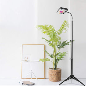LBW grow light stand extended to demonstrate height range