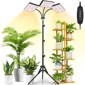 LBW grow light stand full-spectrum view for thriving indoor plants
