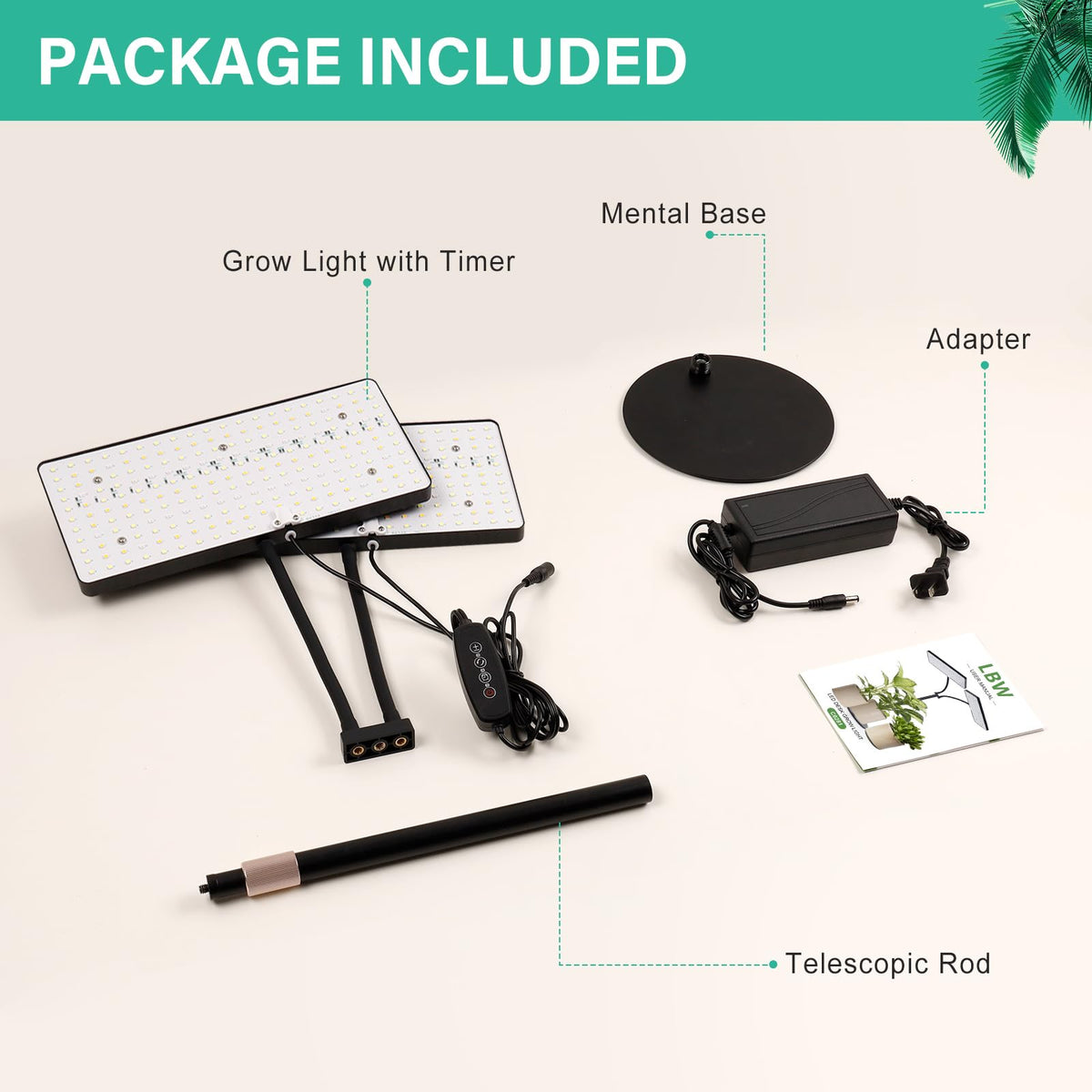 LBW 428-LED full spectrum coverage promotes healthy photosynthesis.