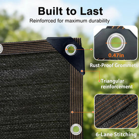 LCYFBE airflow mesh pattern promotes ventilation while providing shade.
