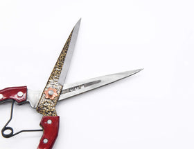 LCDCM hand-cut shear sized at 10.2 inches for versatile grooming