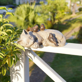 LCdecohome garden gift cat statue makes a thoughtful memorial for cat lovers