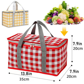 Lchkrep outdoor cooler bag keeps items hot or cold during travel.