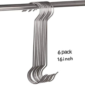 Lchkrep space-saving hook set frees wall and rack space